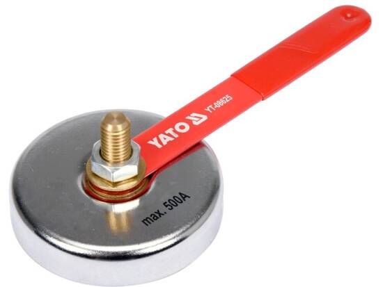 Kẹp mát nam châm đơn 7kg 500A cho máy hàn Yato YT-08625 - Ba Lan