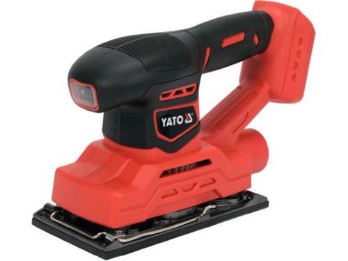 Máy chà nhám lệch tâm chữ nhật 90x187mm dùng pin 18V (thân máy) Yato YT-82751 - Ba Lan