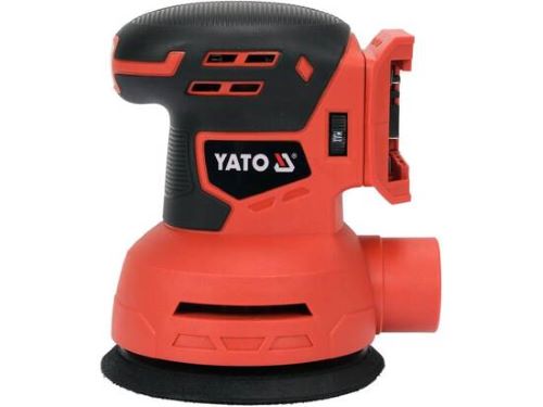 Máy chà nhám lệch tâm tròn Φ125 dùng pin 18V (thân máy) Yato YT-82753 - Ba Lan Máy chà nhám lệch tâm tròn Φ125 dùng pin 18V (thân máy) Yato YT-82753 - Ba Lan