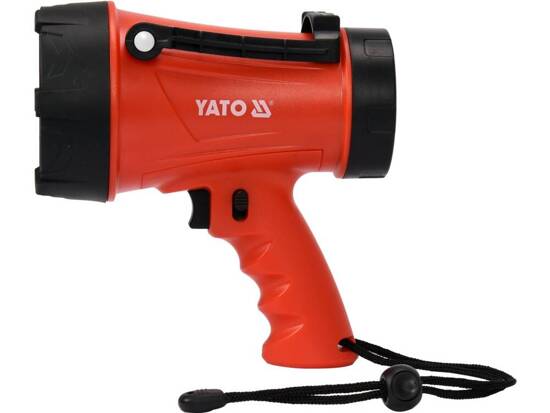 Đèn pha tiêu điểm LED cầm tay 10W 900LM dùng pin 4xAA Yato YT-08550 - Ba Lan