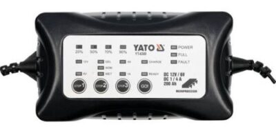 Máy nạp ắc quy hiển thị đèn led 6/12V 4A 200Ah Yato YT-8300 - Ba Lan