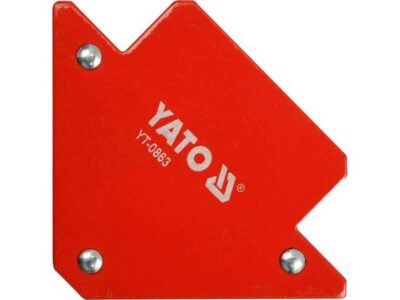 Ke góc nam châm hàn lực hút 11.5kg 82x120x13mm Yato YT-0863 - Ba Lan