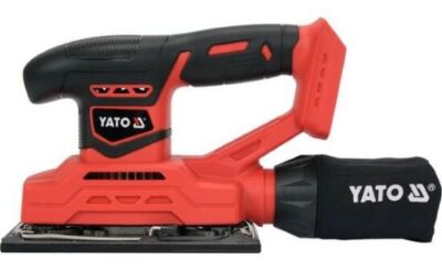 Máy chà nhám lệch tâm chữ nhật 90x187mm dùng pin 18V (thân máy) Yato YT-82751 - Ba Lan