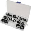 Bộ 18 kẹp mạ kẽm chữ R lót cao su đủ size Yato YT-067833 - Ba Lan