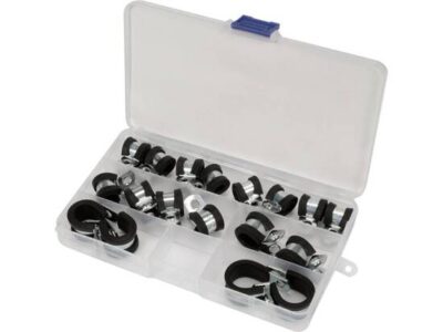 Bộ 18 kẹp mạ kẽm chữ R lót cao su đủ size Yato YT-067833 - Ba Lan