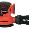 Máy chà nhám lệch tâm tròn Φ125 dùng pin 18V (thân máy) Yato YT-82753 - Ba Lan