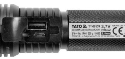 Đèn pin LED 10W 900LM IP64 Yato YT-08559 - Ba Lan