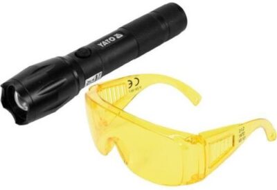 Đèn pin LED UV 1W 395LM kèm kính Yato YT-08587 - Ba Lan