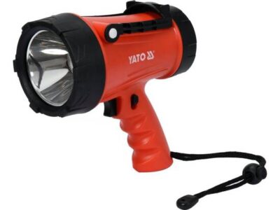 Đèn pha tiêu điểm LED cầm tay 10W 900LM dùng pin 4xAA Yato YT-08550 - Ba Lan