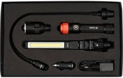 Bộ đèn LED 3 trong 1 380LM Yato YT-08521 - Ba Lan