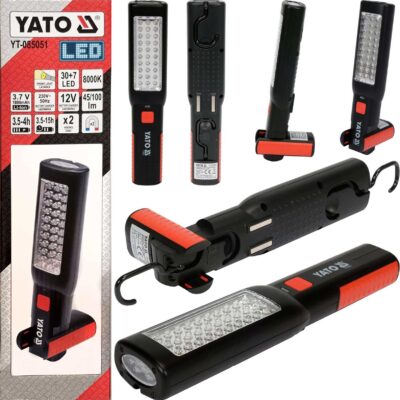 Đèn LED 37 bóng 100LM soi sửa chữa có nam châm Yato YT-085051 - Ba Lan