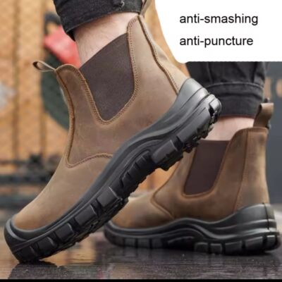 Giày Bảo Hộ Chelsea Cao Cấp Làm Bằng Da Nubuck Size 39-45 Yato