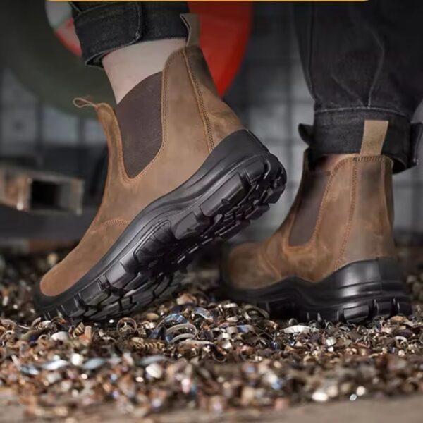 Giày Bảo Hộ Chelsea Cao Cấp Làm Bằng Da Nubuck Size 39-45 Yato