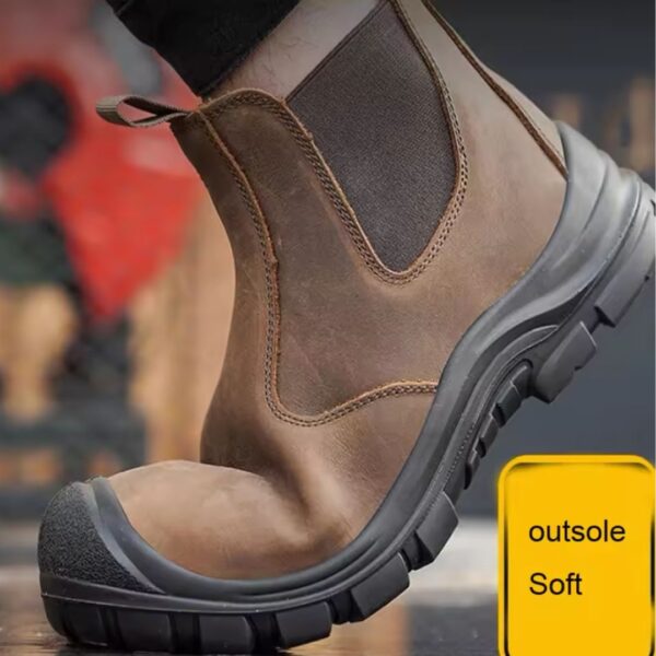 Giày Bảo Hộ Chelsea Cao Cấp Làm Bằng Da Nubuck Size 39-45 Yato