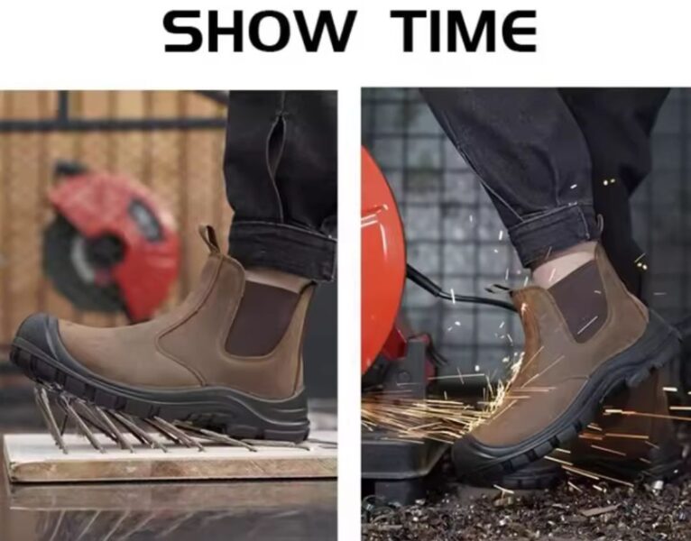 Giày Bảo Hộ Chelsea Cao Cấp Làm Bằng Da Nubuck Size 39-45 Yato