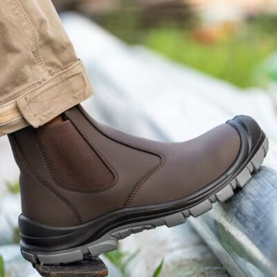 Giày Bảo Hộ Chelsea Cao Cấp Màu Nâu Đậm Size 39 -45 Yato - Ba Lan