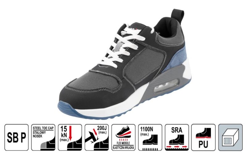 Giày bảo hộ dòng Prime SBP size: 39-47 Yato - Ba Lan