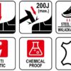 Giày bảo hộ thấp cổ dòng PIURA Size:37-47 Yato - Ba Lan