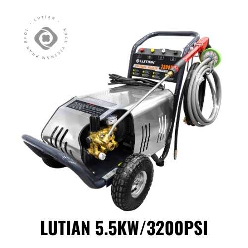 Máy rửa xe cao áp Lutian 5.5KW 3200PSI 20M32-5.5T4 6 lutian 55kw 3200psi 1615889303