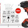 Máy bắn bulong 1/2" DÙNG 2 PIN 850Nm Yato YT-8277935