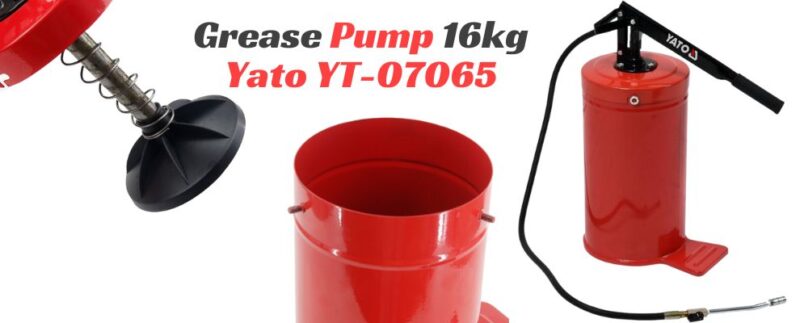Máy bơm mỡ dùng tay 16kg 20.5Mpa Yato YT-07065 - Ba Lan
