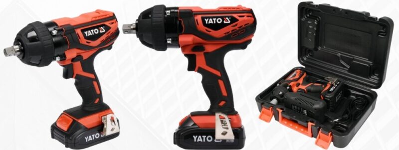 Set Súng mở Bulong 1/2" Dùng Pin 18V kèm 4 khẩu Yato YT-82804