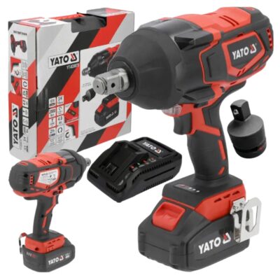 Máy bulong 3/4" pin 18V 2000Nm đầu chuyển 1/2" Yato YT-828075