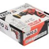 Máy chà nhám hơi mini Pad 50mm vỏ Composite lệch tâm Yato YT-09730 - Ba Lan