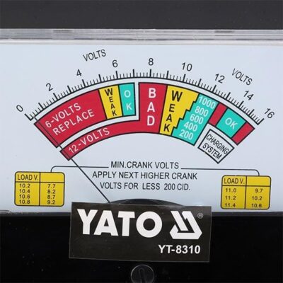 Máy kiểm tra ắc quy hiện số 12V Yato YT-8311 - Ba Lan