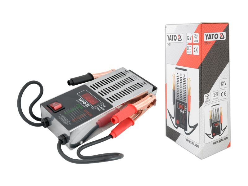 Máy kiểm tra ắc quy hiện số 12V Yato YT-8311 - Ba Lan