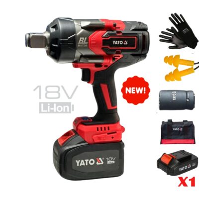 Máy mở Bulong 1" 2300NM DÙNG PIN 18V Yato YT-828079 Ba Lan