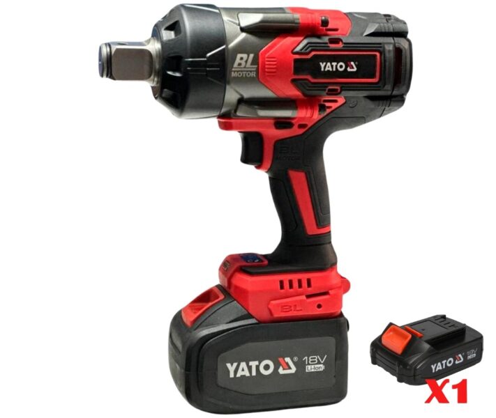 Máy mở Bulong 1" 2300NM DÙNG PIN 18V Yato YT-828079 Ba Lan