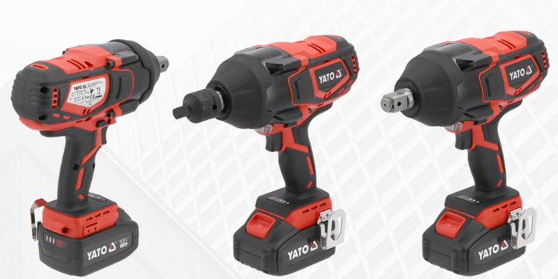 Máy bulong 3/4" pin 18V 2000Nm đầu chuyển 1/2" Yato YT-828075