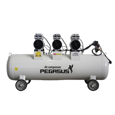 Máy Nén Khí Không Dầu Giảm Âm Pegasus TM-OF750x3-120L
