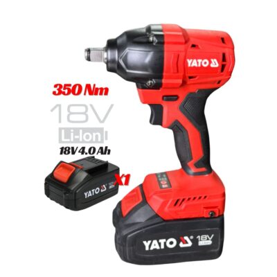 Máy mở Bulong 1/2" 350Nm 1 PIN Yato YT-8277925 x1 4Ah