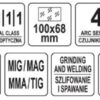 Mũ bảo hiểm hàn tối tự động màu sắc trung thực Yato YT-73930 - Ba Lan