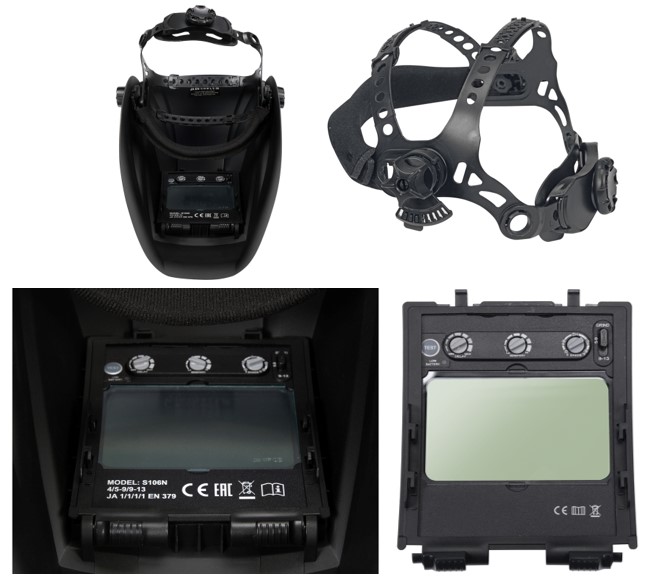 Mũ bảo hiểm hàn tối tự động màu sắc trung thực Yato YT-73934 - Ba Lan