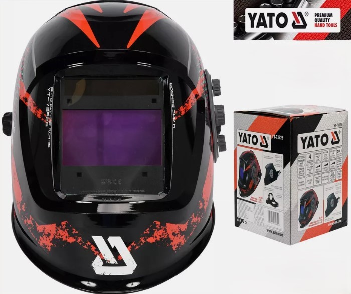 Mũ bảo hiểm hàn tối tự động Yato YT-73926 - Ba Lan