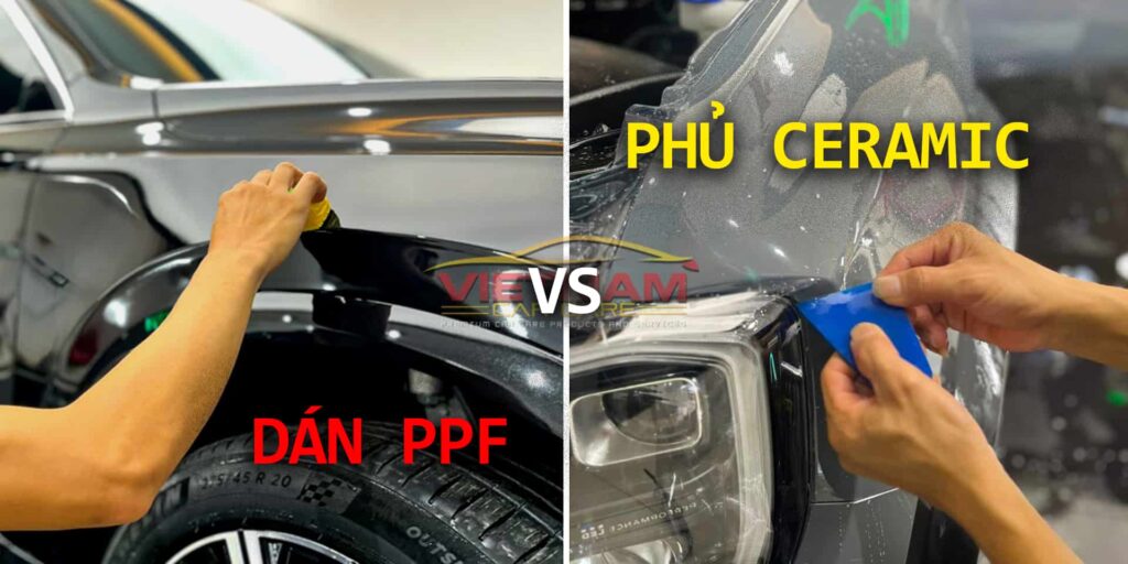 Phủ ceramic hay dán PPF hiệu quả hơn?