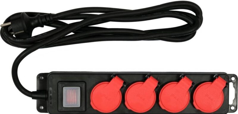 Ổ cắm điện đa năng 4 ổ cắm IP44 4S 3m Yato YT-81241 Ba Lan