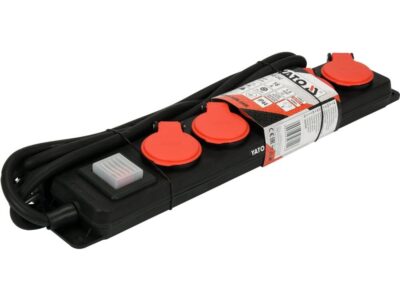 Ổ cắm điện đa năng 5 ổ cắm IP44 5S 3m Yato YT-81242 Ba Lan