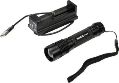 Đèn pin XPG3 6W CREE kèm đế sạc Yato YT-08568 - Ba Lan