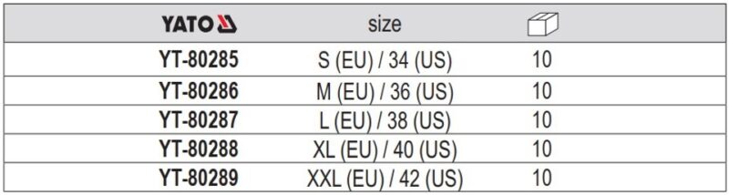 Quần bảo hộ lao động DAN Size: S - XXL Yato YT-80285 - Ba Lan