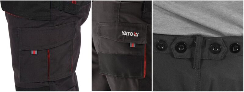 Quần lao động Basalt 9 túi Size: S - XXL Yato YT-80146 - Ba Lan