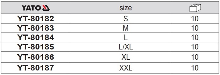 Quần bảo hộ lao động Pegma Size: S - XXL Yato YT-80182 - Ba Lan