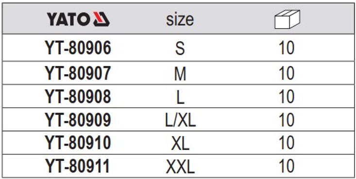 Quần dài lao động size: S - XXL Yato YT-80906 - Ba Lan