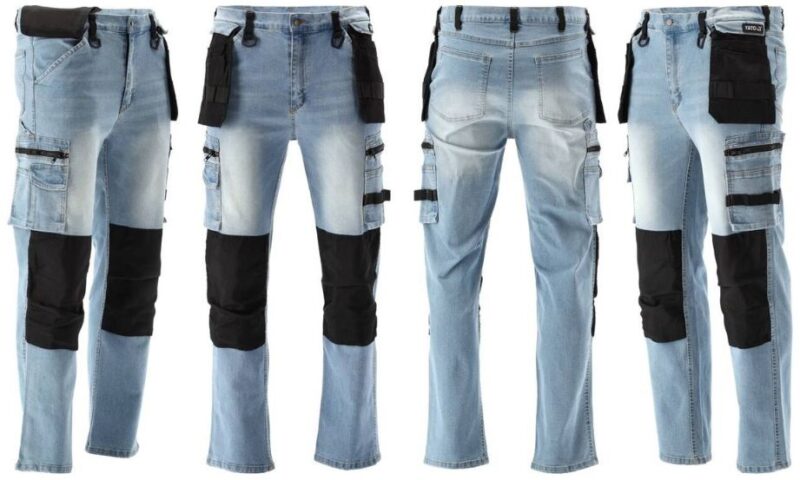 Quần Jean công sở xanh đen từ size: S - 2XL Yato YT-79070 - Ba Lan