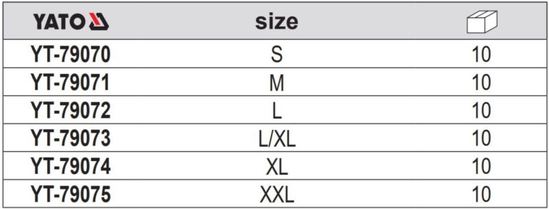 Quần Jean công sở xanh đen từ size: S - 2XL Yato YT-79070 - Ba Lan