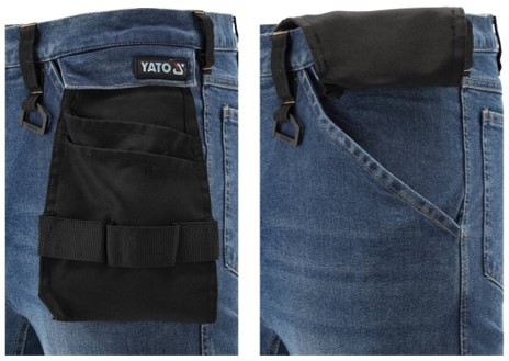 Quần Jean công sở xanh Navy size từ: S- 2XL Yato YT-79050 - Ba Lan
