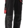 Quần lao động đen viền trắng đỏ size: S - 2XL Yato YT-79360 - Ba Lan